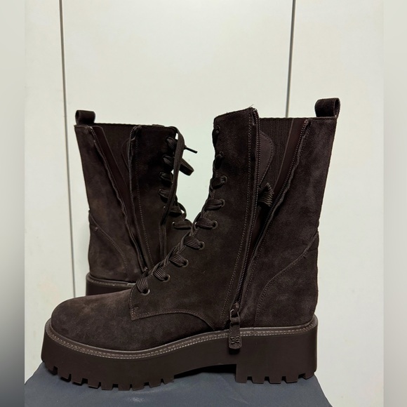 New Sam Edelman Women's Evina Combat Platform Boot - Picture 7 of 11